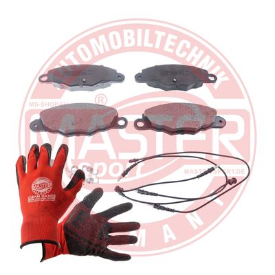 Zestaw klocków hamulcowych, hamulce tarczowe MASTER-SPORT GERMANY 13046039862N-SET-MSP