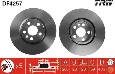 DISC FRANA TRW DF4257