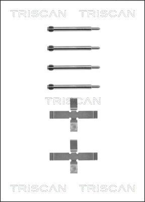 Комплектующие, колодки дискового тормоза TRISCAN 8105 271444 для VOLVO S70