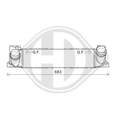 INTERCOOLER COMPRESOR DIEDERICHS DCA1083