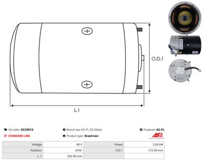 MOTOR ELECTRIC AS-PL DC2001S 3