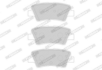 BREMSBELAGSATZ SCHEIBENBREMSE FERODO FDB4833 2