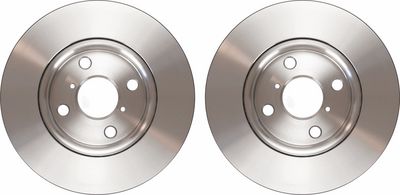 Brake disc Voor Links/Rechts past: DAIHATSU CHARADE VIII  TOYOTA YARIS 1.0-1.5H 01.05-