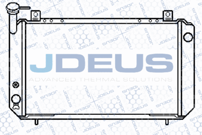 Радиатор, охлаждение двигателя JDEUS 019M21 для NISSAN SUNNY
