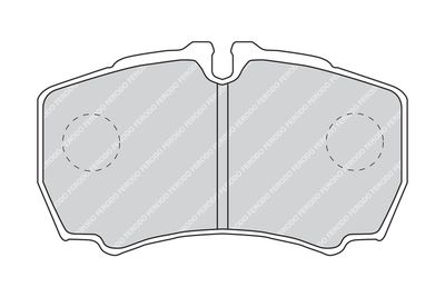 Brake Pad Set, disc brake FVR1405