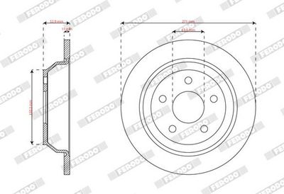 DISC FRANA FERODO DDF3093C 1