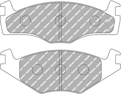 комплект спирачно феродо, дискови спирачки FERODO RACING FDS1072