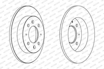 DISC FRANA FERODO DDF1541 1