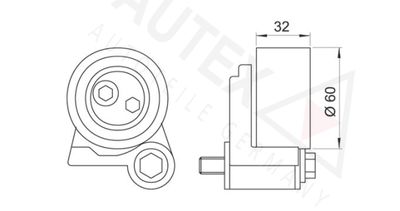 ROLA INTINZATOR CUREA DISTRIBUTIE AUTEX 641160 1