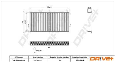 FILTER INNENRAUMLUFT DR!VE+ DP1110120230 0