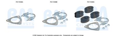 Monteringssæt, sod-/partikelfilter BM Catalysts FK11038