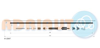 Accelerator Cable 41.0347