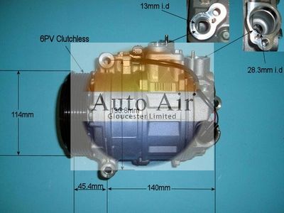 Compressor, air conditioning Auto Air Gloucester 14-6256