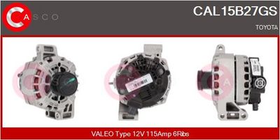 GENERATOR / ALTERNATOR CASCO CAL15B27GS