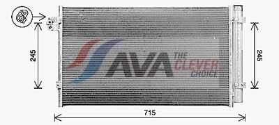 кондензатор, климатизация AVA Clever Choice BW5616D