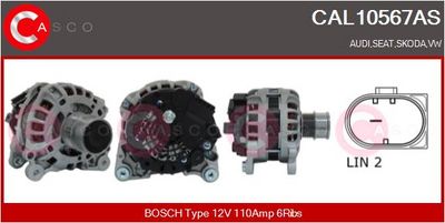 generátor CASCO CAL10567AS