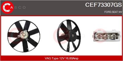 VENTILATOR RADIATOR CASCO CEF73307GS