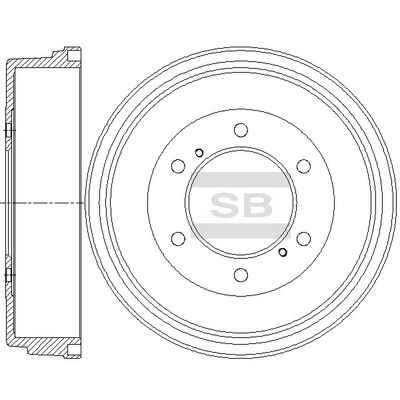 спирачен барабан Hi-Q SD4217