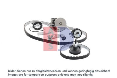 WASSERPUMPE + ZAHNRIEMENSATZ AKS DASIS 570331N