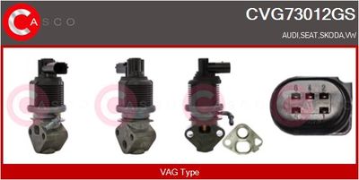 AGR-Ventil CASCO CVG73012GS