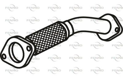 Rura wydechowa FENNO P49034