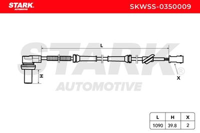 датчик, обороти на колелото STARK SKWSS-0350009