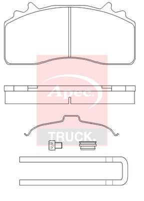 APEC Brake Pad Set, disc brake PAD29315K