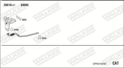 ABGASANLAGE WALKER OPK015932