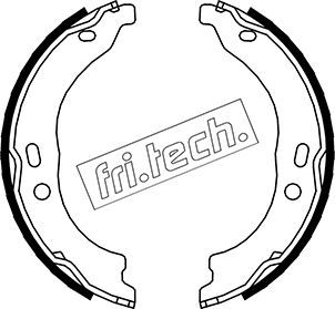 Zestaw szczęk hamulcowych, hamulec postojowy FRI.TECH. 1034.118