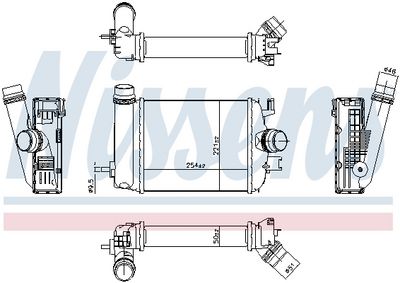 INTERCOOLER COMPRESOR NISSENS 961363 4