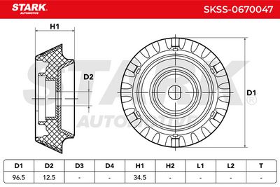 тампон на макферсън STARK SKSS-0670047