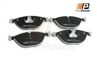 stabdžių trinkelių rinkinys, diskinis stabdys 1B1256 ProfiPower