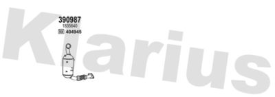 Układ wydechowy KLARIUS 362540E