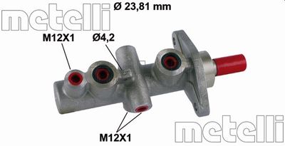 Главный тормозной цилиндр METELLI 05-0852 для NISSAN ALMERA