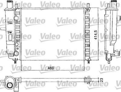 Radiateur, refroidissement du moteur VALEO