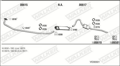 Изпускателна система WALKER VO30501