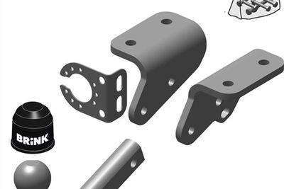 Zestaw zaczepu przyczepy BRINK 537900