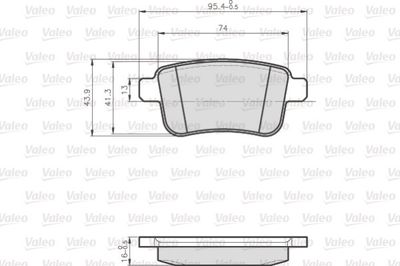 Brake Pad Set, disc brake 872692