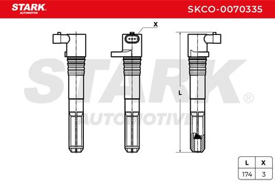 запалителна бобина STARK SKCO-0070335