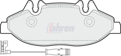 Fahren Brake Pad Set, disc brake FBP3143