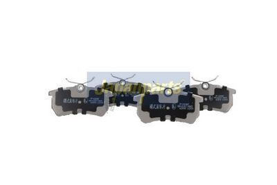 комплект спирачно феродо, дискови спирачки JAPANPARTS PP-0005AF