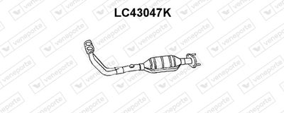 Катализатор VENEPORTE LC43047K для AUTOBIANCHI Y10