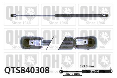 QUINTON-HAZELL QTS840308 Газовий упор багажника для PORSCHE (Порш)