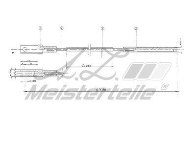 въжен механизъм, задействане на съединителя A.Z. Meisterteile AZMT-47-010-1376