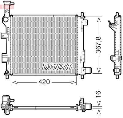 DENSO DRM43005 Крышка радиатора  для KIA PICANTO (Киа Пиканто)