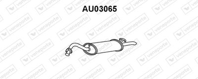VENEPORTE AU03065 Глушитель выхлопных газов  для AUDI 100 (Ауди 100)