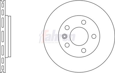 Fahren Brake Disc FBD6022