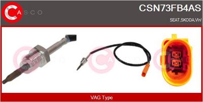 SENZOR TEMPERATURA GAZE EVACUARE