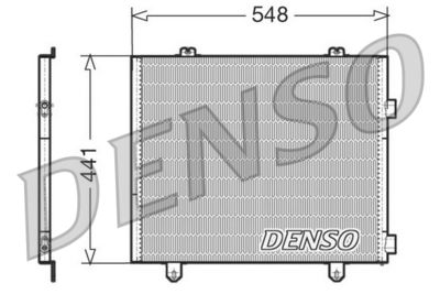 DENSO DCN23025 Радиатор кондиционера  для RENAULT TRUCKS MASCOTT (Рено тракс Маскотт)
