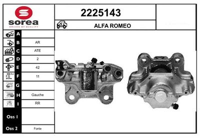 ETRIER FRANA EAI 2225143